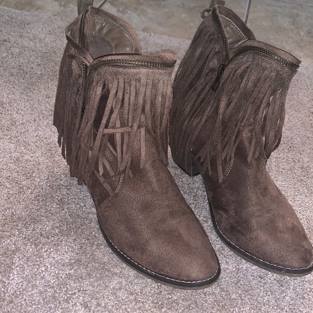 Fringe Booties